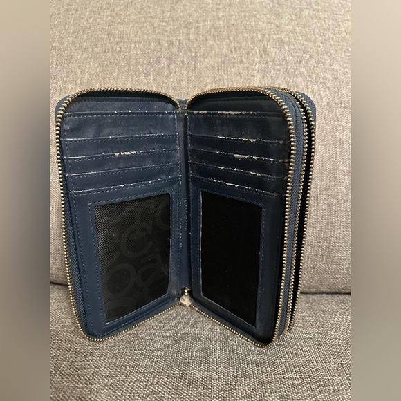 Authentic Rocco Barocco Wallet Navy Blue - Picture 8 of 16